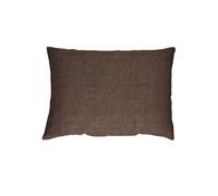 Coussin en coton marron, rectangulaire, uni, 70x50 cm - Pomax, Basics - 70x50x1 cm