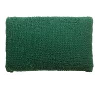 Coussin en Coton Stonewashed, nid d'abeille, Abysse, 40 x 65 cm
