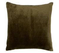 Coussin Ollis vert Kaki 38x38cm - Atmosphera Créateur d'intérieur