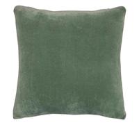 Coussin en Flanelle Uni Ollis 38x38cm Vert Céladon
