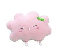 Coussin en forme de nuage - Coussin décoratif 3D en forme de nuage - Pour chambre à coucher et voiture - En peluche - Coussin décoratif pour maternelle - Décoration de salle de jeux - Adorables