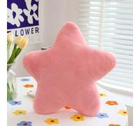Coussin en forme d'étoile pour enfants Unyqoos® – doux et moelleux, en velours arctique avec du coton PP, lavable en machine, idéal comme coussin décoratif et de confort pour la chambre d'enfant