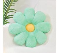 Coussin en peluche Unyqoos® en forme de marguerite – coussin décoratif et coussin de sol, stable, lavable en machine, idéal pour le salon, la chambre à coucher ou la chambre d'enfant