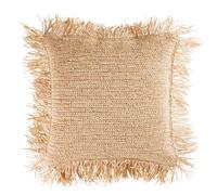 Coussin en raphia tressé 45x45 45x45x10cm Beige