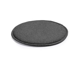 Coussin en soie gris foncé graphite