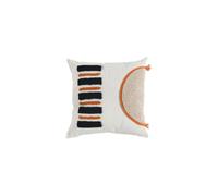 Coussin en tissu blanc Pusha