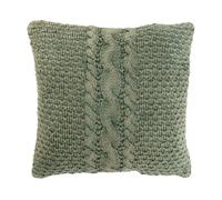 Coussin en Tricot Tressé Helena 50x50cm Vert