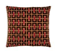 Coussin en Velours Jacquard Belli 40x40cm Multicolore