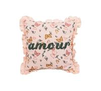 - Coussin Enfant Amour "Alina" 40x40cm Rose