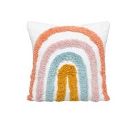 Atmosphera - Coussin enfant Arc-en-ciel tufté - 38 x 38 cm - Multicolore G