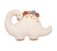 Coussin enfant ""Arlequin"" dinosaure coton 40x30cm - Atmosphera Créateur d'intérieur