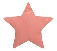 Atmosphera – Coussin enfant Berlingot étoile – Coton – Rose terracotta – 40x40 cm