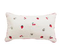 Coussin Enfant Bouclette Fruity 30x50cm Blanc