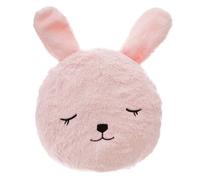 Atmosphera – Coussin enfant – Lapin – Fausse fourrure – D28 cm – Rose