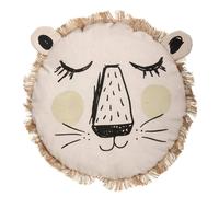 Atmosphera - Coussin enfant Lion - Coton - D44 cm - Beige