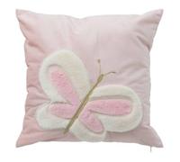 Atmosphera – Coussin enfant Papillon 39 x 39 cm Rose
