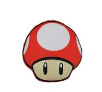 Character World – Coussin enfant – Super Mario Champignon 3D – Microfibre – 40 cm