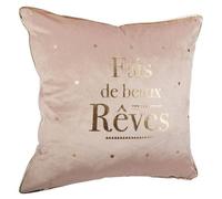 Coussin enfant ""Rêves"" 40x40cm - Atmosphera createur d'interieur - Rose