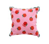 Atmosphera x Cha Cha Pop - Coussin enfant Pomme d'amour 40x40 cm Housse 100% coton broderies