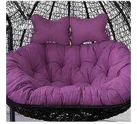 Coussin épais à suspendre pour hamac 2 places imperméable et amovible - 152,4 x 109,2 cm - Pour extérieur, terrasse et jardin (sièges uniquement)