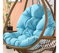 Coussin éPais pour Fauteuil Suspendu en Forme D'œUf, Coussin Haut de Gamme pour Fauteuil Suspendu en Forme D'œUf D'ExtéRieur, Coussin pour Fauteuil Suspendu en Forme de Panier (Coussin Uniquement)(F)