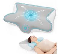 Coussin ergonomique Unyqoos® en mousse à mémoire de forme, réglable en hauteur – support orthopédique pour le sommeil, idéal pour les personnes dormant sur le côté, sur le dos ou sur le ventre, OEKO-T