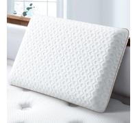 Coussin ergonomique Unyqoos® pour les dormeurs latéraux – Mousse à mémoire de forme et gel, housse lavable (100% polyester), dimensions 60 x 40 cm, hauteur 13 cm, soutien moyen, Oeko-Tex