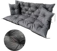 Coussin et dossier pour balançoire de jardin 100X60X50 cm + 2 coussins Coussin décoratif Ekolen