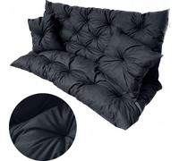 Coussin et dossier pour balançoire de jardin 100X60X50 cm + 2 coussins Coussin décoratif imperméable