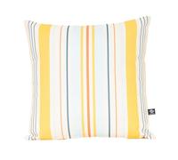 Coussin extérieur rayé Jaune soleil 45x45 cm