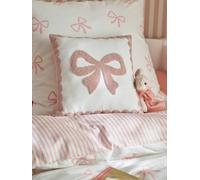 Coussin finition feston écru TU
