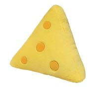 Coussin Fromage 45cm Pliable Peluche Oreiller Moelleux Décoration Chambre Cadeau Original Enfant Adulte