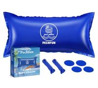 Coussin Hivernage Piscine Hors Sol 120x240 cm, Coussin Piscine Hivernage | Coussin de Piscine avec Valve Boston, Corde 15m et Kit de Réparation, PVC Ultra-Résistant avec Coutures Doubles