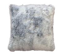 Coussin Imitation Fourrure "Antartic" 45x45cm Gris Gris