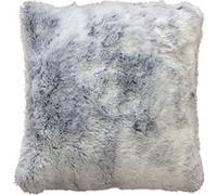 Coussin Imitation Fourrure "Antartic" 45x45cm Gris Gris