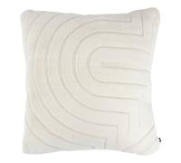 Coussin Imitation Fourrure Arka 45x45cm Ivoire