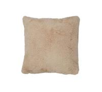 Paris prix Coussin imitation fourrure - 45x45 cm - Beige
