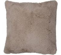 Coussin Imitation Fourrure "Cutie" 45x45cm Gris Gris G