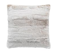 Coussin Imitation Fourrure Lynx 45x45cm Naturel