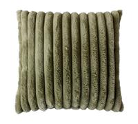 Coussin Imitation Fourrure Matisse 40x40cm Vert Olive