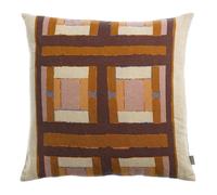 Coussin imprimé Vivaraise Taho Marron 30x50