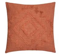 Atmosphera - Coussin Inca en Coton tufté Terracotta 40x40 cm