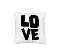 Coussin influence Opjet Love Blanc 40x40 cm
