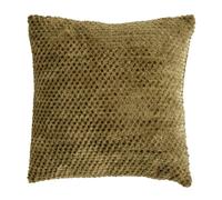 Coussin Jacquard en Flanelle Lyno 40x40cm Kaki