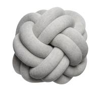 Design House Stockholm Coussin Knot 30 x 30 x 15 cm Gris clair