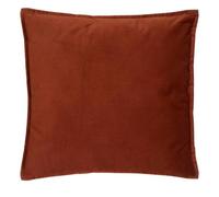 Coussin ""LILOU"" coton rose terracotta 45x45cm - Atmosphera Créateur d'intérieur