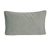 Coussin ""Lilou"" Effet velours 30 x 50 cm Atmosphera - Céladon