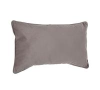 Coussin ""Lilou"" Effet velours 30 x 50 cm Atmosphera - Taupe
