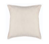 Coussin ""Lilou"" Effet velours 45 x 45 cm Atmosphera - Ivoire