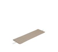 Coussin Linéaire Muuto pour Banc en Acier 110 cm Beige Chaud